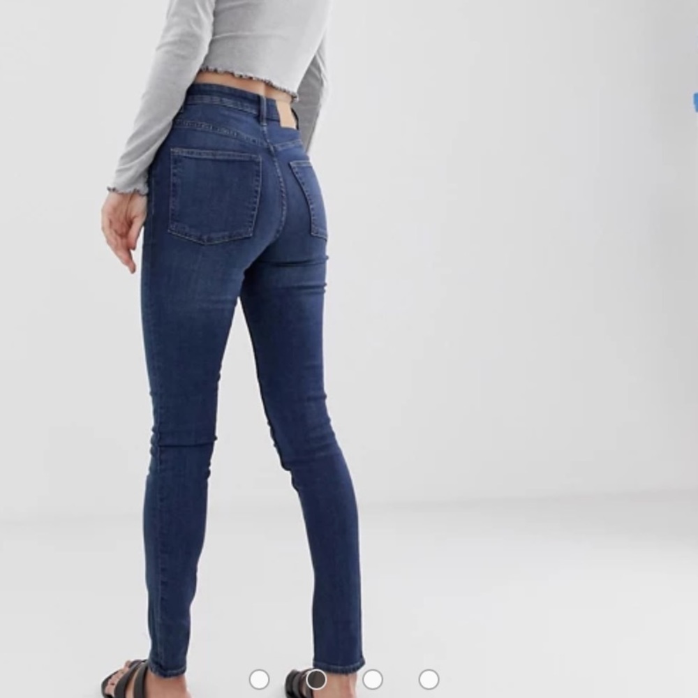 Cheap Monday High Waist Nemesis Blue Skinny